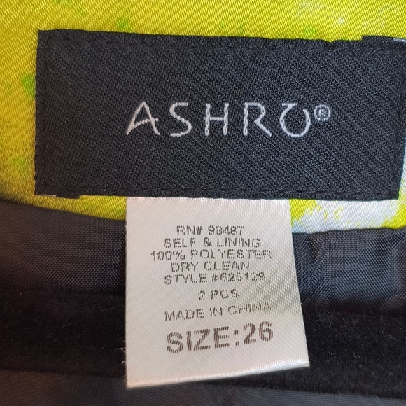 Ashro Rainbow Cropped Open Front Bell Sleeve Blazer Jacket 26 - Picture 4 of 7